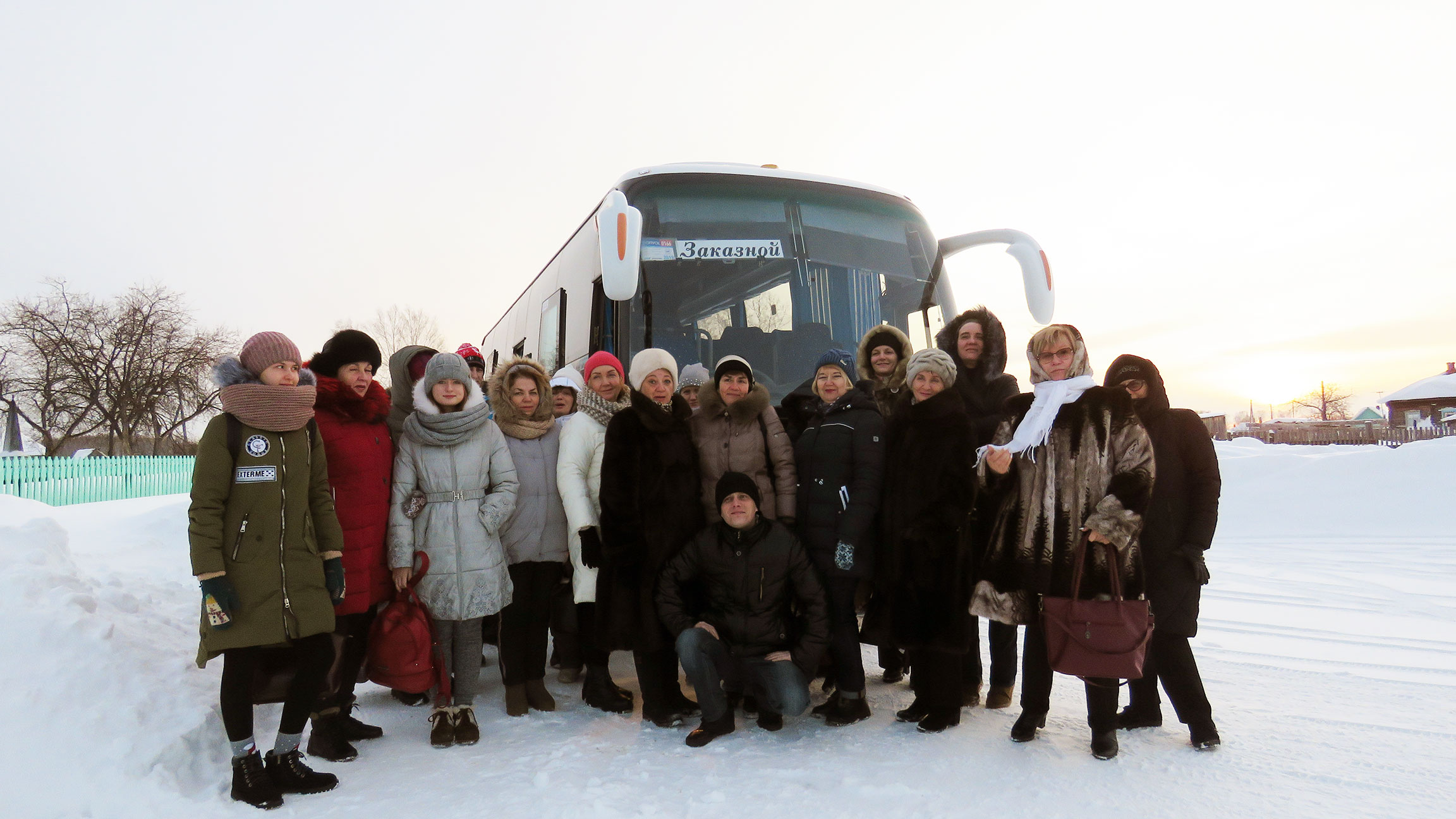 Новогодние фото деревни монастырка томск